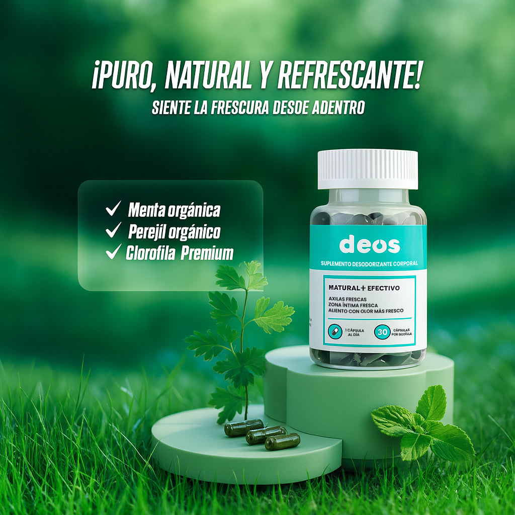 DEOS™ – Cuidado Natural Interno para Sensación de Frescor y Bienestar Diario