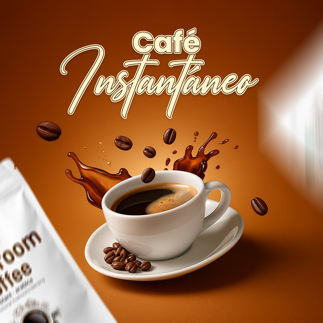 Mushroom Coffee Orgánico Nuveax – Energía Natural con Café Arábica y Hongos Funcionales