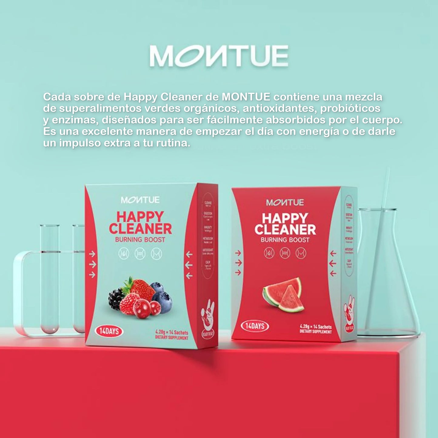Montue™ Happy Cleaner – Detox Diario Natural para Digestión Ligera y Bienestar Total