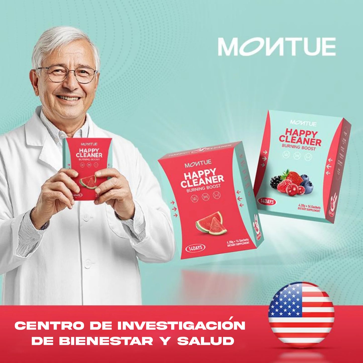 Montue™ Happy Cleaner – Detox Diario Natural para Digestión Ligera y Bienestar Total