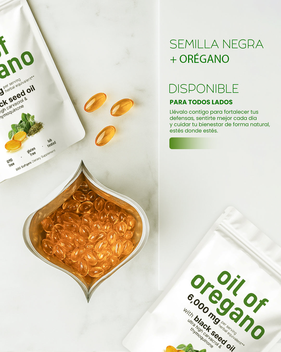 Orégano Natural + Semilla Negra