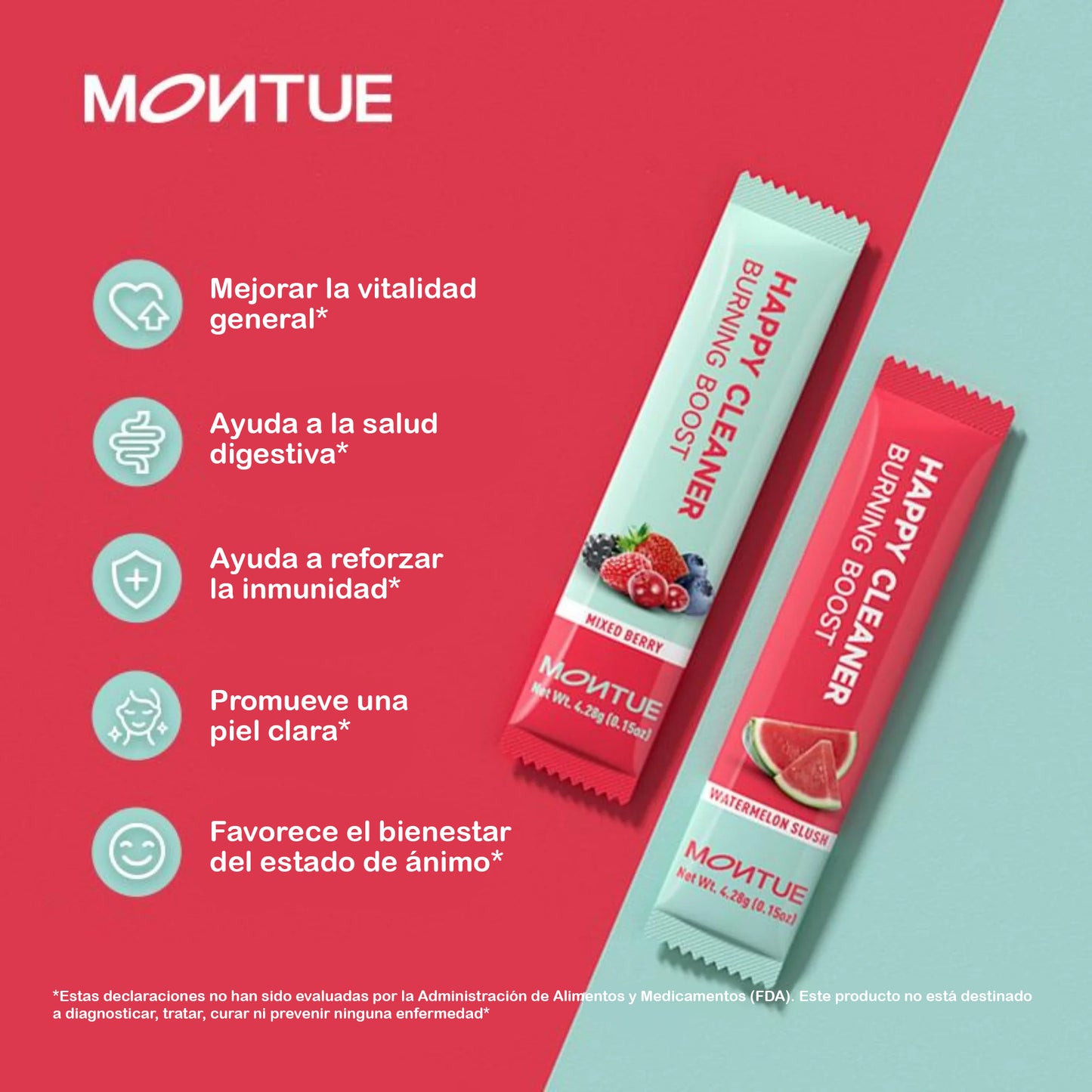 Montue™ Happy Cleaner – Detox Diario Natural para Digestión Ligera y Bienestar Total