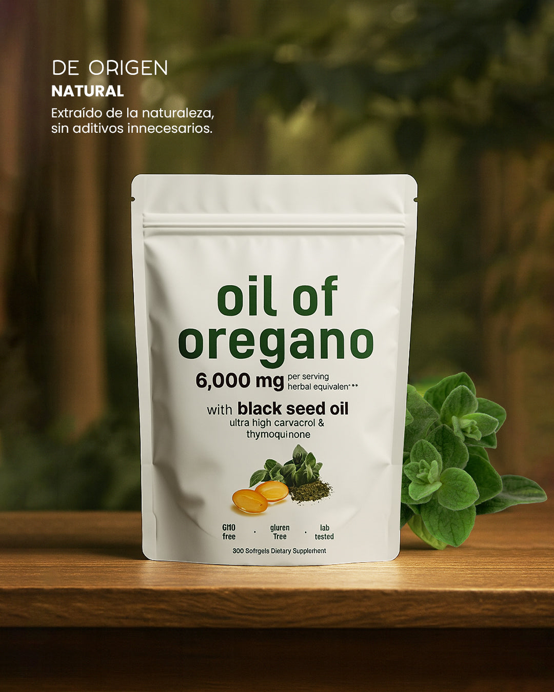 Orégano Natural + Semilla Negra