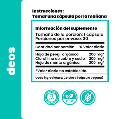 DEOS™ – Cuidado Natural Interno para Sensación de Frescor y Bienestar Diario