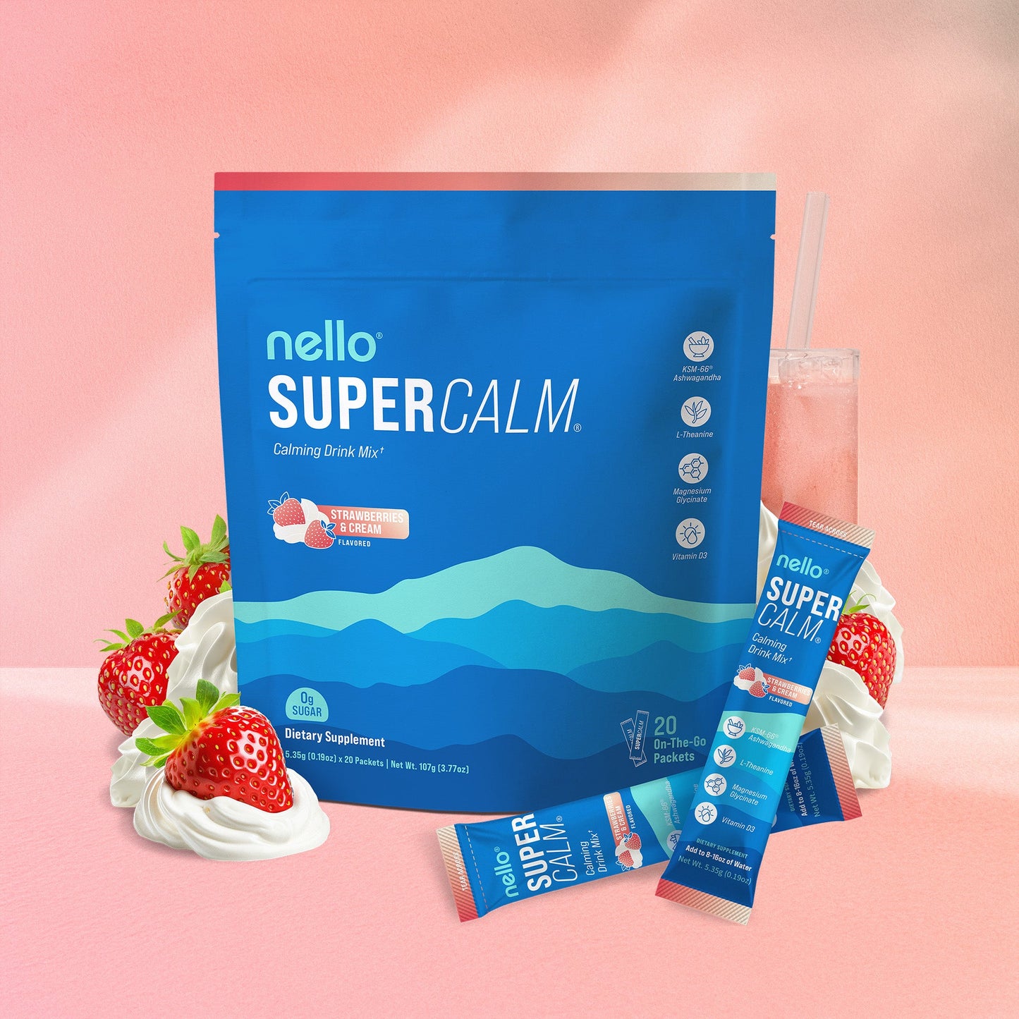 Nello Supercalm™ Ashwagandha – Equilibrio Emocional y Claridad Mental