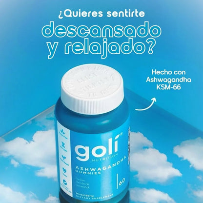 Goli Ashwagandha KSM-66® – Equilibrio Natural para Estrés, Energía y Bienestar Mental