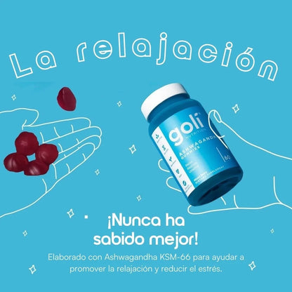 Goli Ashwagandha KSM-66® – Equilibrio Natural para Estrés, Energía y Bienestar Mental