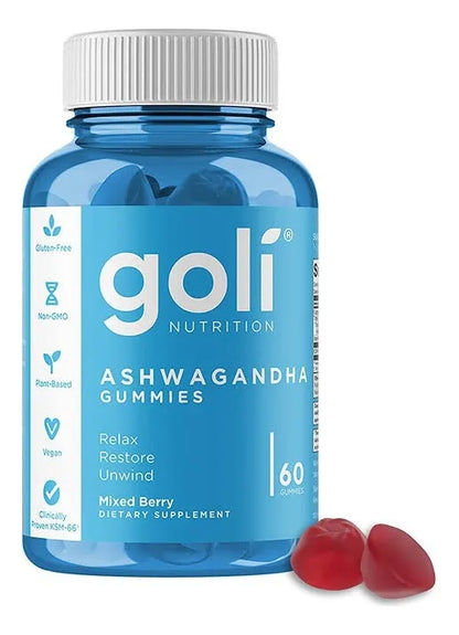 Goli Ashwagandha KSM-66® – Equilibrio Natural para Estrés, Energía y Bienestar Mental