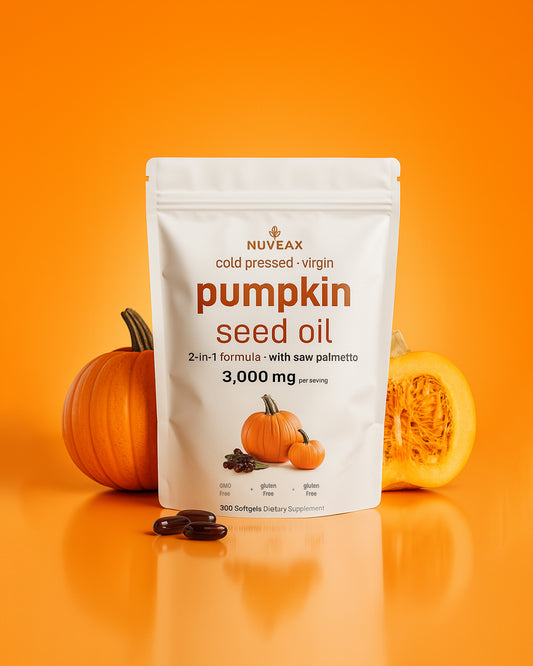 Aceite de Semilla de Calabaza 3000 mg – Cabello Fuerte y Piel Radiante