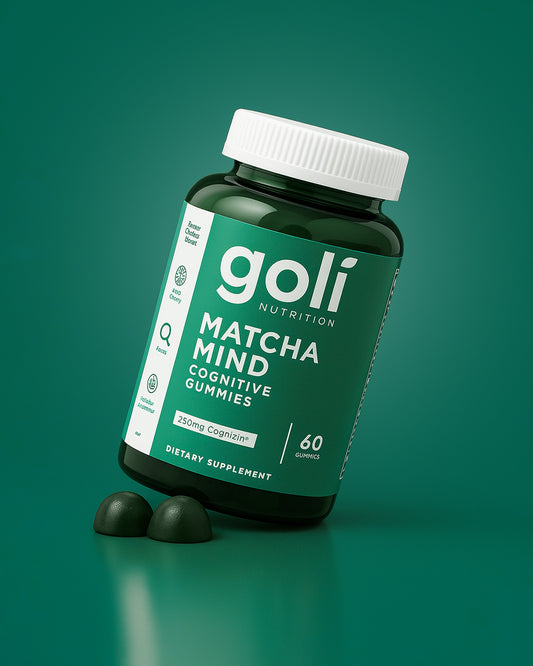 Goli® Matcha Mind: claridad mental en cada gomita.