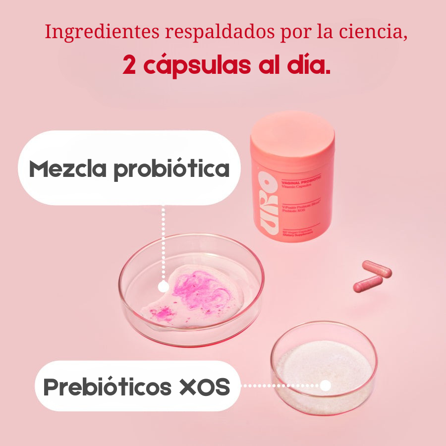 URO Cápsulas Probióticas – Fórmula Natural para Bienestar Íntimo y pH Equilibrado