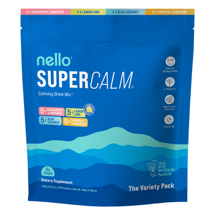 Nello Supercalm™ Ashwagandha – Equilibrio Emocional y Claridad Mental