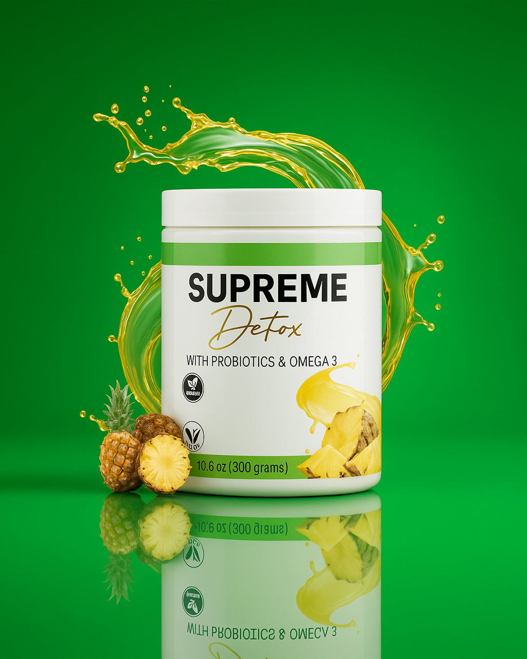 SUPREME Detox – Fórmula Natural con Probióticos y Omega 3