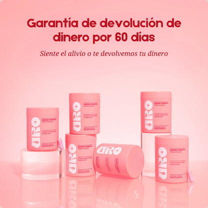 URO Cápsulas Probióticas – Fórmula Natural para Bienestar Íntimo y pH Equilibrado