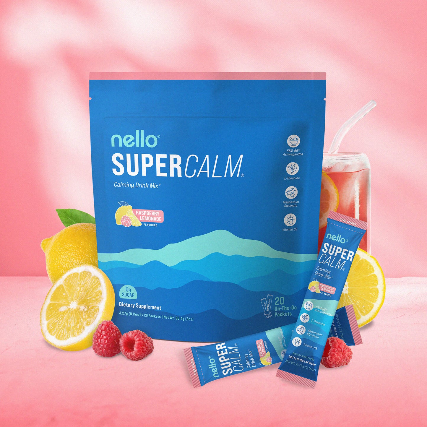 Nello Supercalm™ Ashwagandha – Equilibrio Emocional y Claridad Mental