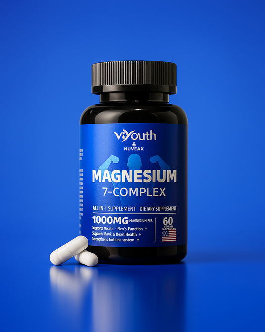 Magnesio 7-Complex – 7 Formas de Magnesio para Huesos y Corazón Saludables